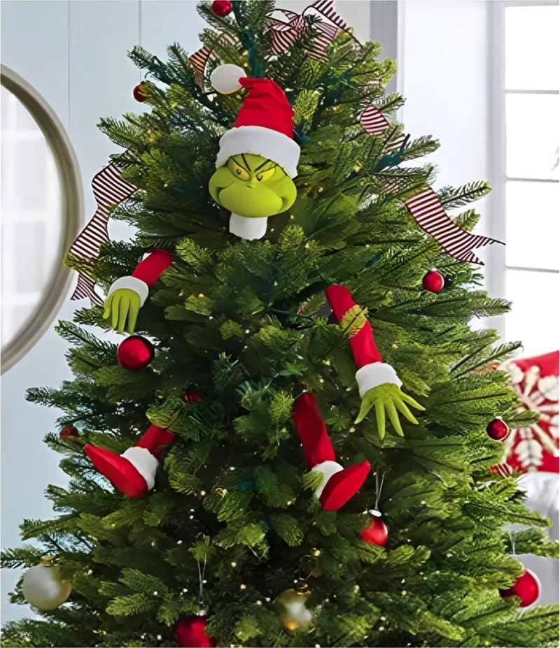 ARBOL DE NAVIDAD VERDE FRONDOSO 210 CM REALISTA DECORACION - 3