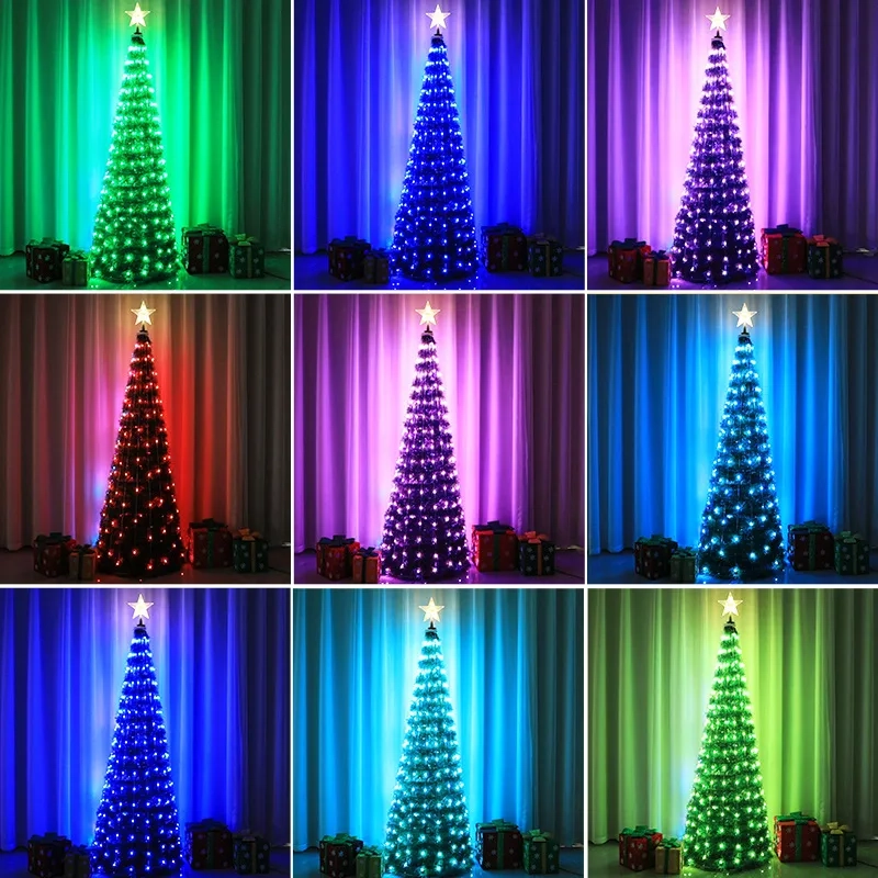 ARBOL DE NAVIDAD ARTIFICIAL PLEGABLE FACIL ARMADO 150CM - 4