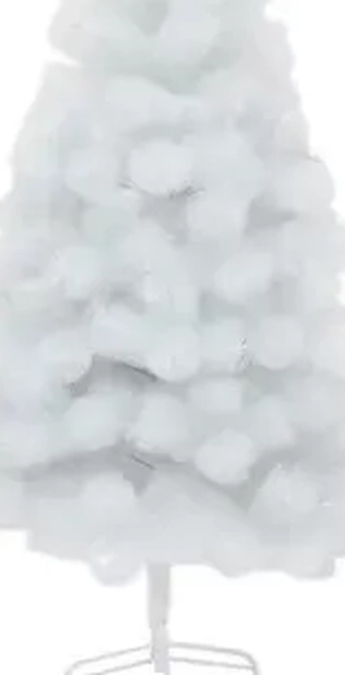 ARBOL NAVIDAD PINO 210CM ARBOL PASCUA DECORACION NAVIDEÑA BLANCO - 1