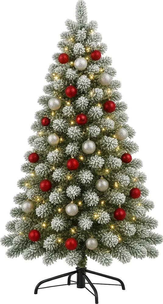 ARBOL DE NAVIDAD EFECTO NEVADO 180 CM DECO NAVIDAD - 1