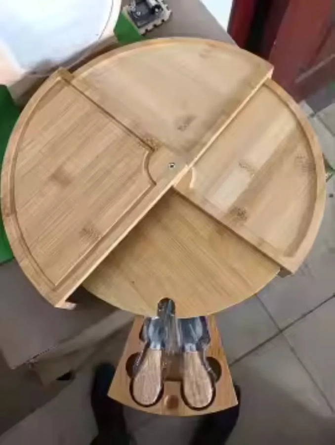 TABLA PICOTEO COCTEL MADERA GEOME TRICA - 3