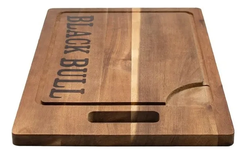 TABLA DE MADERA 45CM BLACKBULL PARRILLA TABLA MADERA 45CM NEGRO BALCK BULL - 2