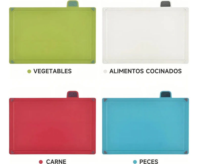 TABLA DE PICA CON PESTAÑAS K4CB5379 PARA COCINA 4 UNIDADES - 2