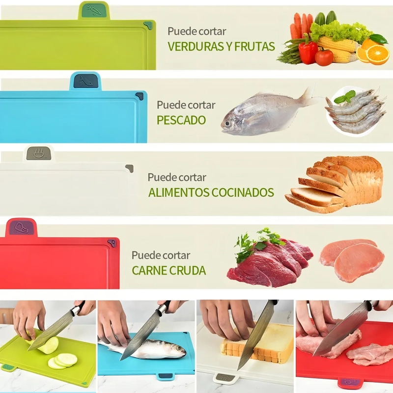 TABLA DE PICA CON PESTAÑAS K4CB5379 PARA COCINA 4 UNIDADES - 4