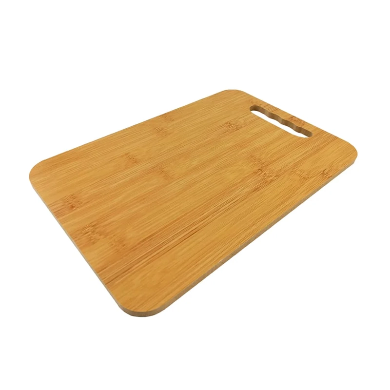 TABLA PARA PICAR Y CORTAR DE MADERA LISO MARRON - 1