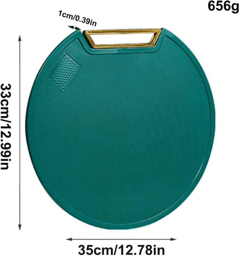 TABLA DE CORTAR PROFESIONAL RESISTENTE ANTIDESLIZANTE 1 UND REDONDA - 3