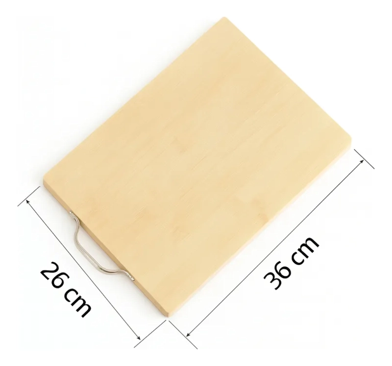 TABLAS DE COCINA DE BAMBU PARA CORTAR O SERVIR MANGO 36X26CM - 5