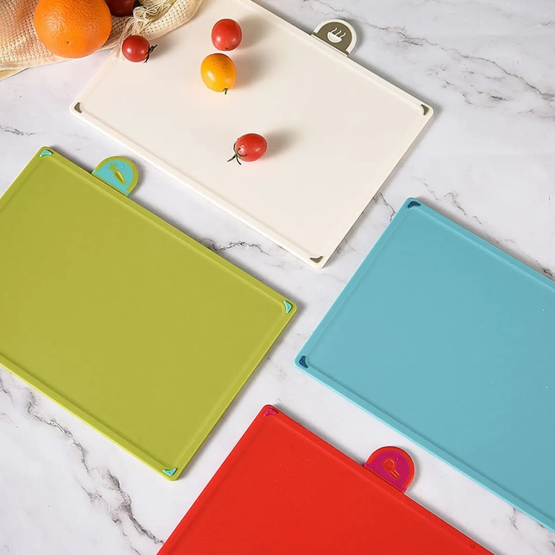 TABLAS PARA PICAR CON BASE Y COLORES INDICADORES 4 PIEZAS FL-02-2 CELESTE - 6