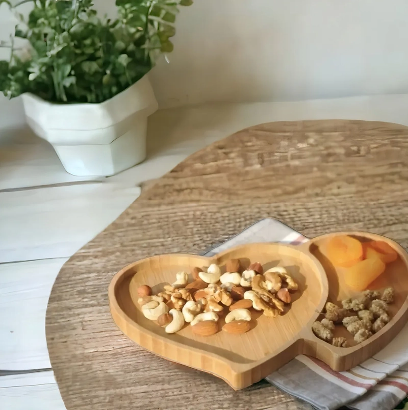 TABLA DE PICAR DE MADERA 25CM CORAZON - 1