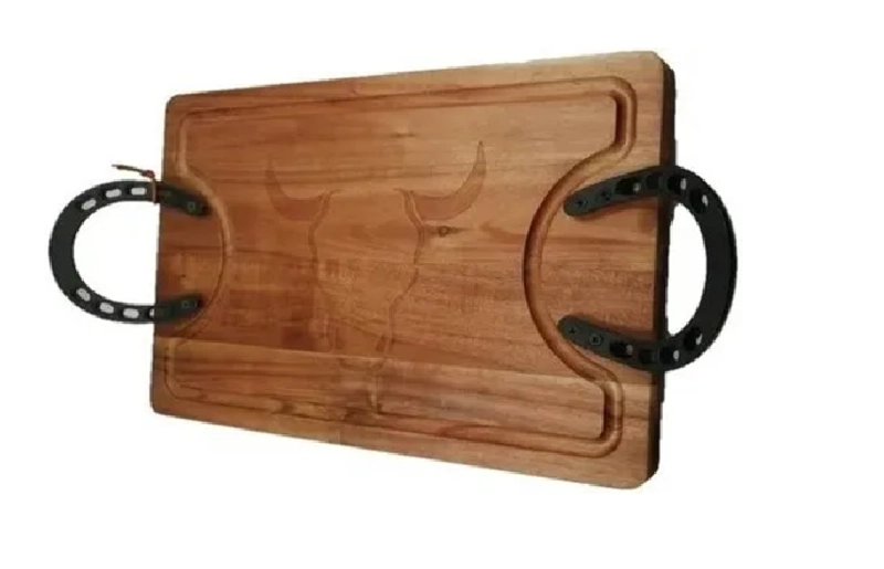 TABLA DE CORTAR WAYU DE MADERA LIMITED SMALL 40X26X03CM TABLA HERRADURA WAYU LIMITED SMALL CAFE - 2