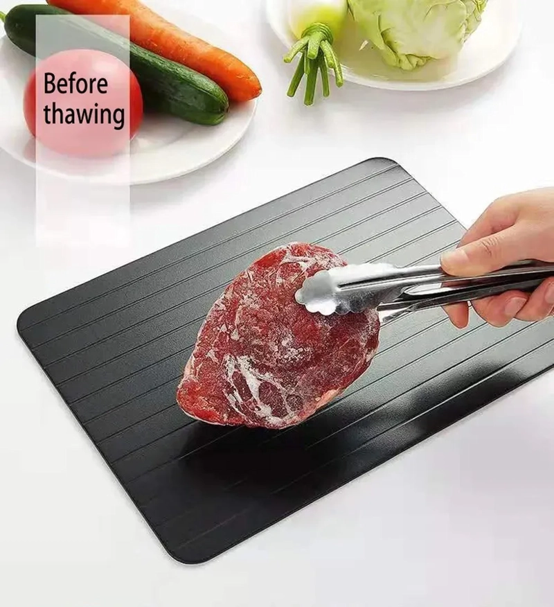 BANDEJA PARA DESCONGELAR RAPIDO TABLA DE ALUMINIO P/ CARNES - 5