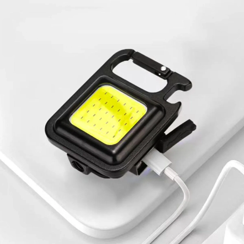 LLAVERO LINTERNA LED RECARGABLE CON DESTAPADOR MULTIFUNCION - 4