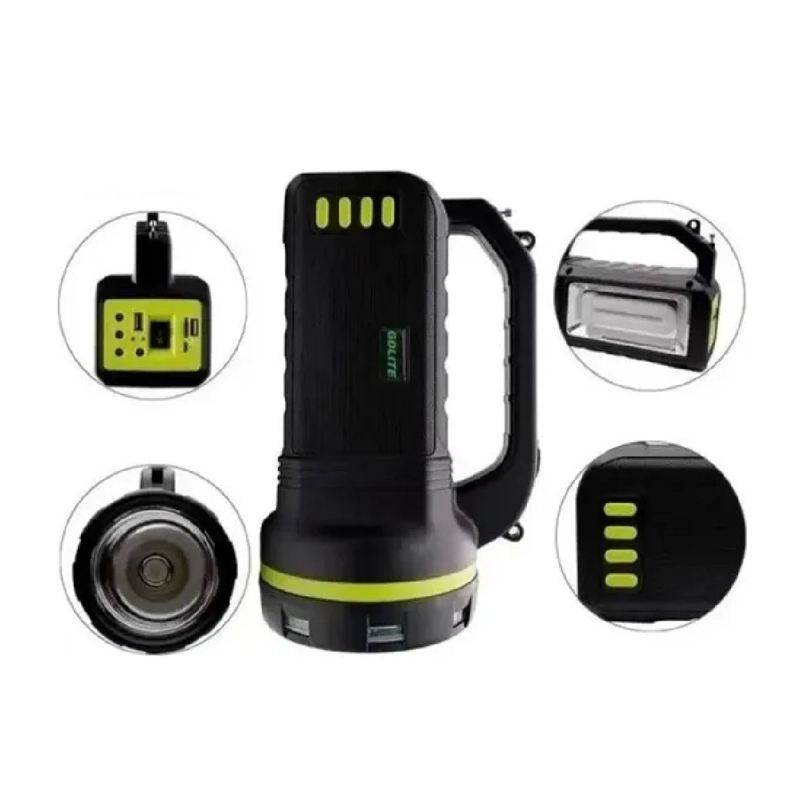 LINTERNA SOLAR KIT CAMPING AMPOLLETAS MP3 RADIO DISCO LIGHT COLOR DE LA LUZ BLANCO - 4