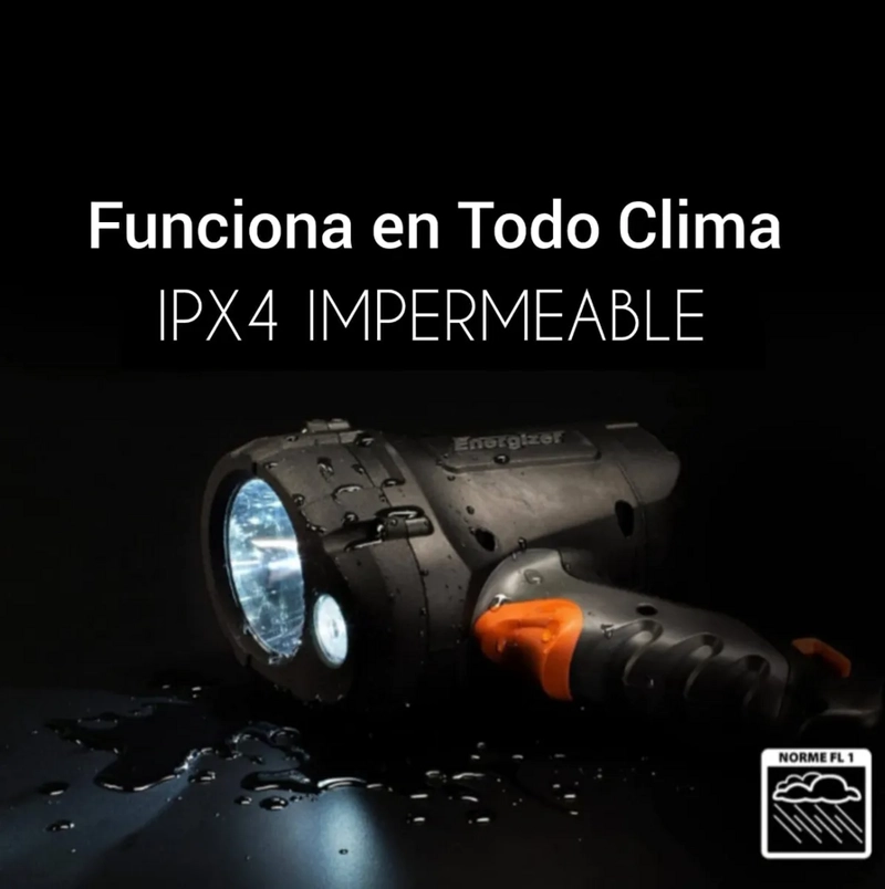 FOCO ENERGIZER HARD CASE® HIBRIDO RECARGABLE 1000 LUMENES BLANCO GRIS OSCURO - 3