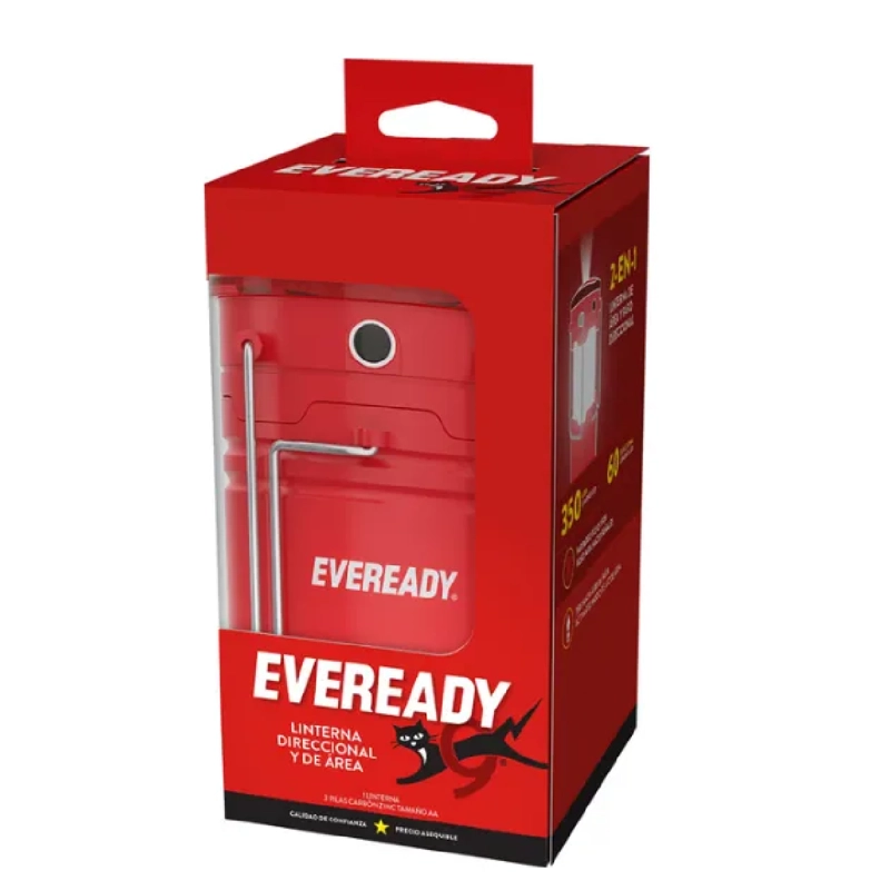 LINTERNA 2 EN 1 DIRECCIONAL Y DE AREA 3 PILAS AA EVEREADY - 1