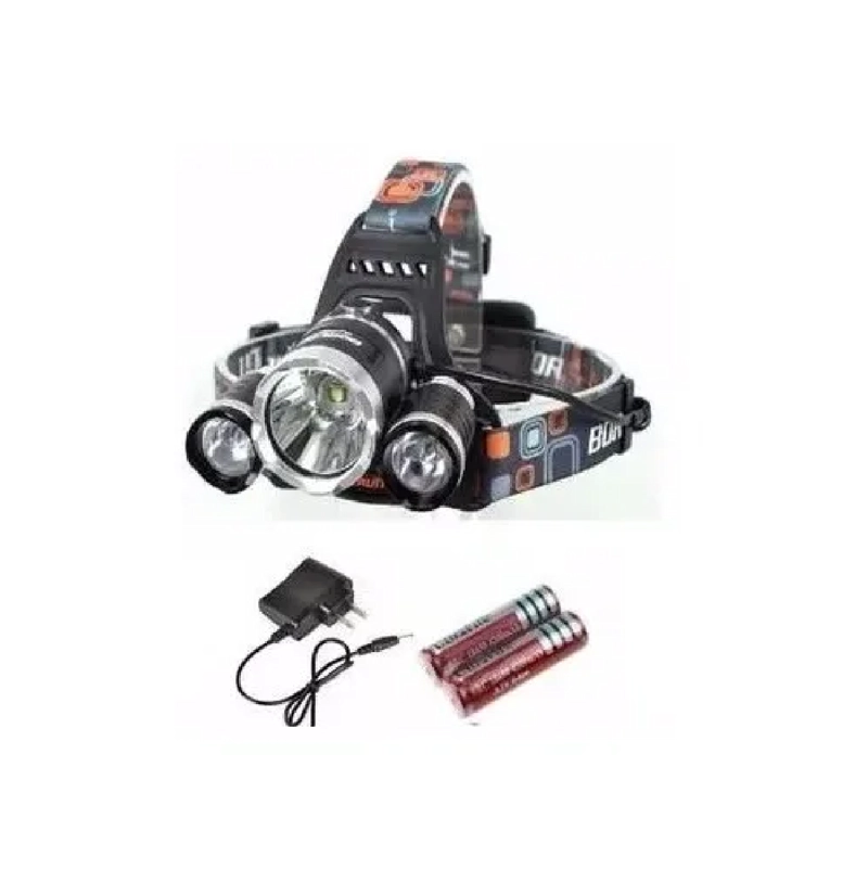 X3 LINTERNA CABEZA FRONTAL CINTILLO LUZ TRASERA T6 - 2