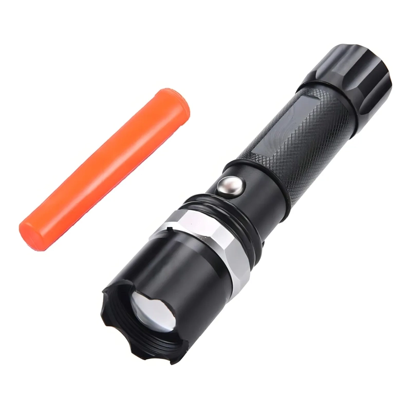 LINTERNA LED CAMPING LINTERNA TACTICA 18000 LUMENS CAMPING LINTERNA NEGRO LUZ BLANCO - 4