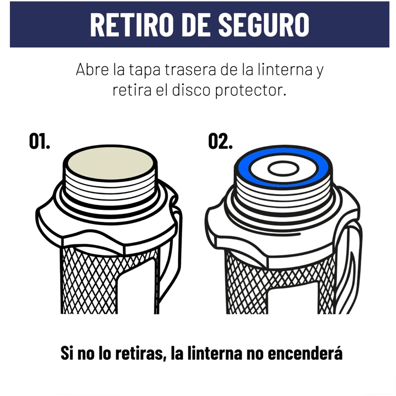 LINTERNA LED TACTICA MAXWELL RECARGABLE USB IMPERMEABLE - 3