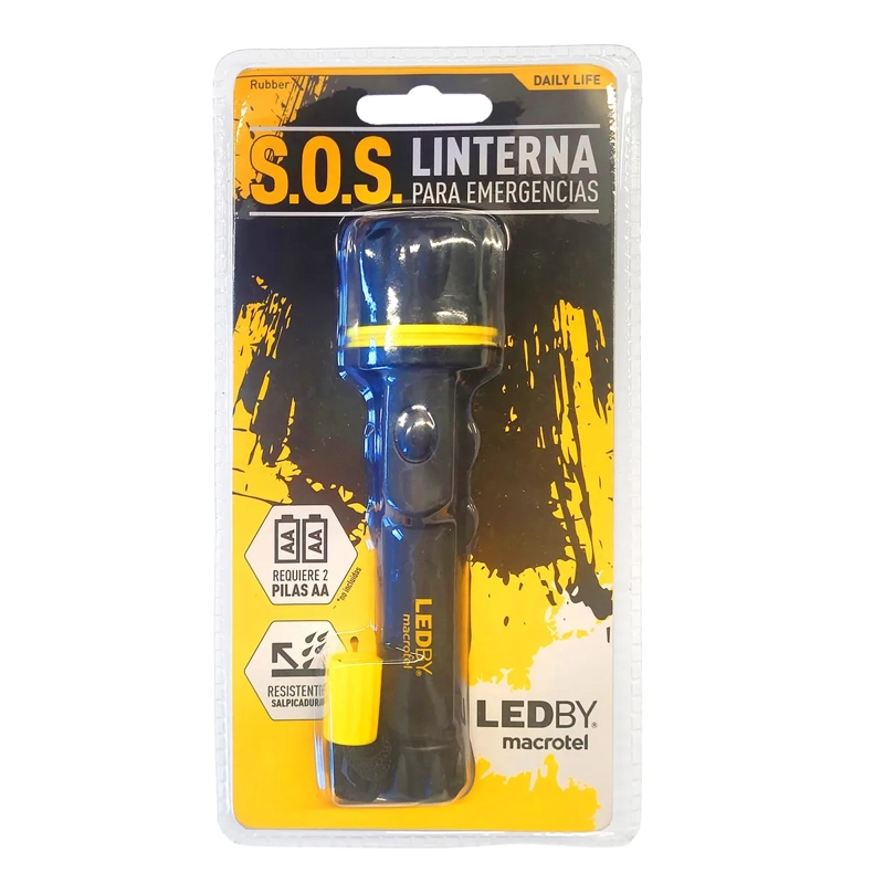 LINTERNA LED 40LM LINTERNA NEGRO LUZ BLANCO - 2