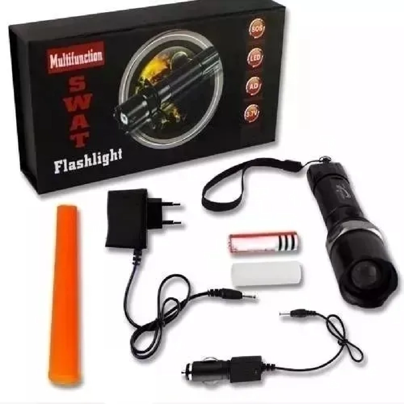 LINTERNA LED LUZ ROJA CON SEÑALIZADOR BL-8668 - 4