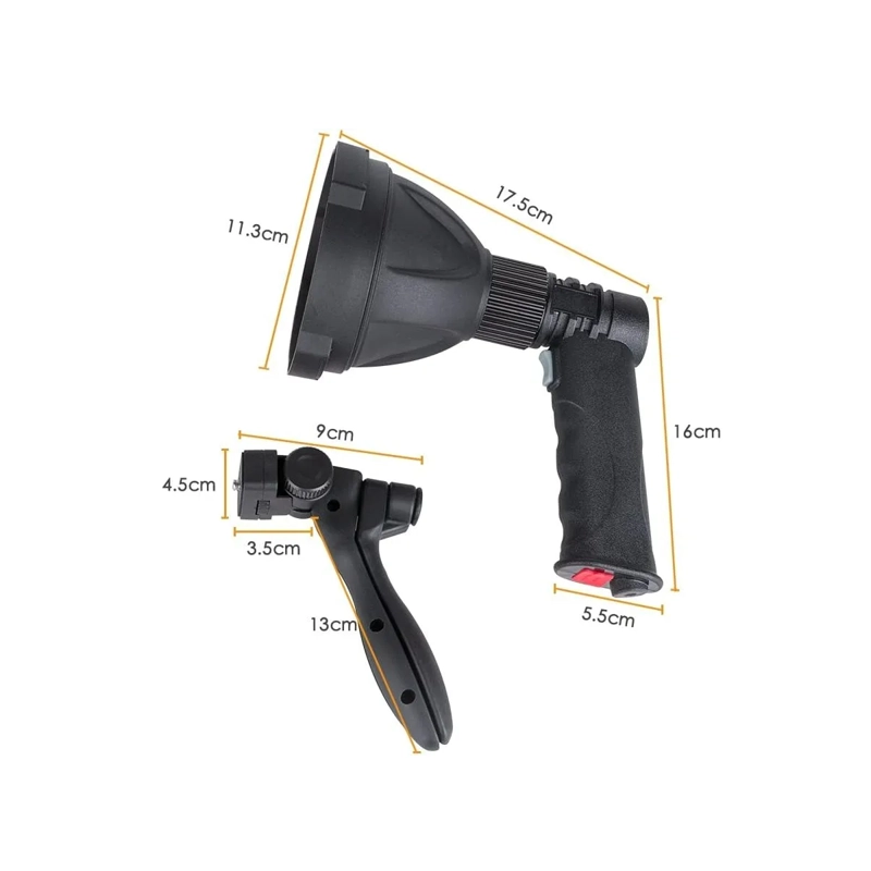 LINTERNA SUPER BRILLANTE 1200LM RECARGABLE CAZA CAMPING LUZ BLANCO - 2
