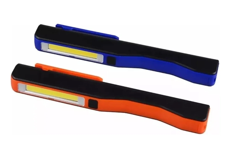 PACK2 LINTERNA LED COB MAGNE TICA MULTIFUCION 2 EN 1/1809 BLANCO AZUL - 2