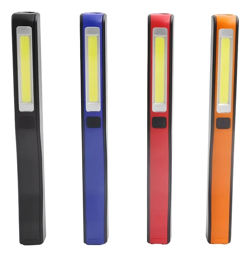 PACK2 LINTERNA LED COB MAGNE TICA MULTIFUCION 2 EN 1/1809 BLANCO AZUL - 3