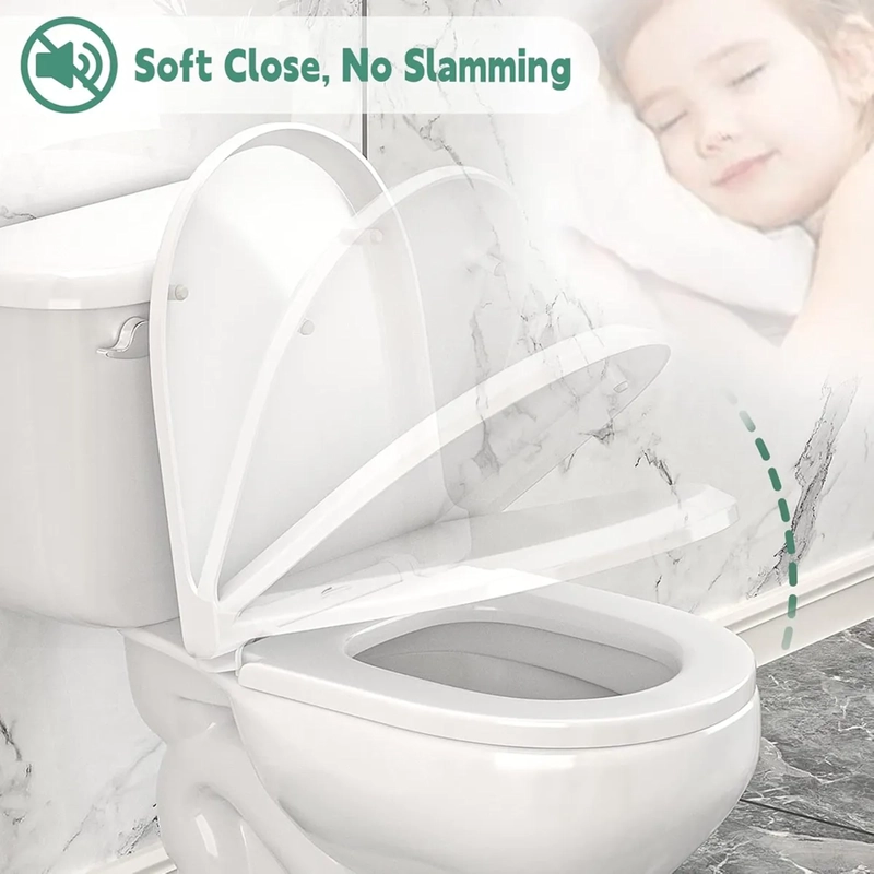 CONNECT ASIENTO Y TAPA PARA BAÑO WC ENVOLVENTE CIERRE SOFT - 1