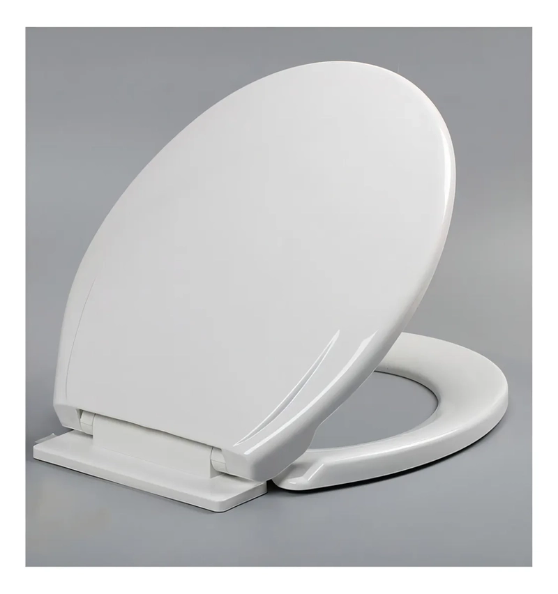 ASIENTO TAPA DE BAÑO WC BOLONIA ANTIBACTERIAL CIERRE LENTO - 2