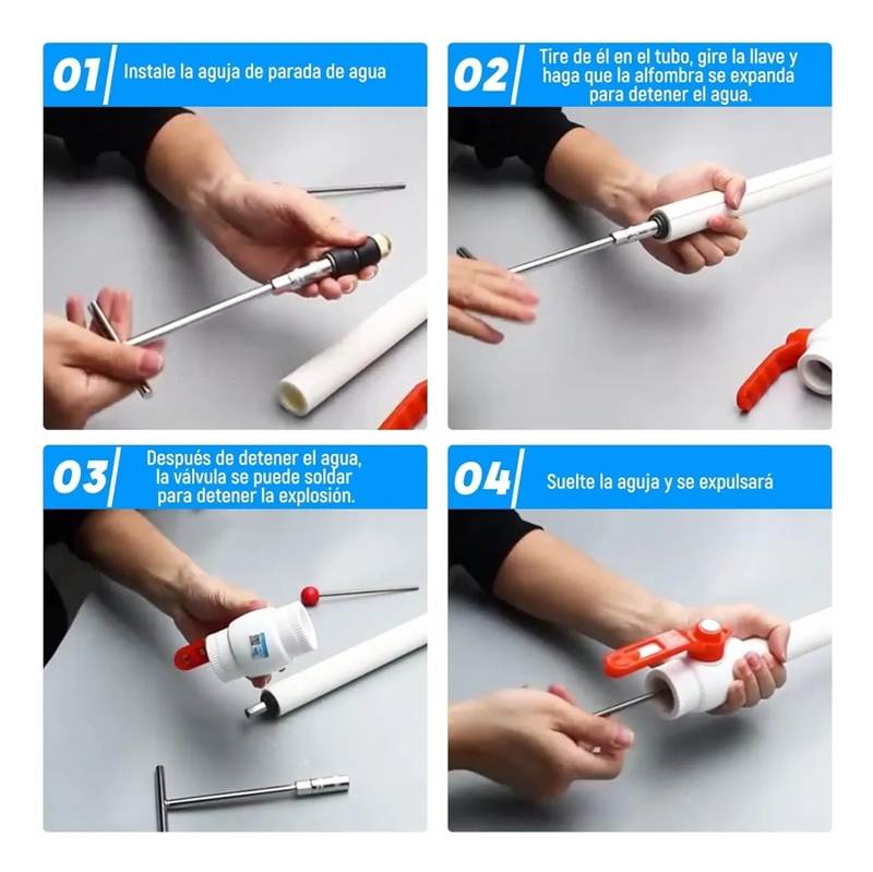 OBTURADOR DE AGUA PARA PPR 1/2 3/4 Y 1 - 3
