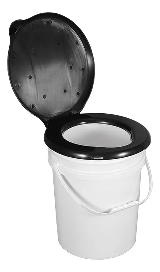 BAÑO PORTATIL CAMPING WC PLASTICO RESISTEN + BALDE / FORCECL - 1
