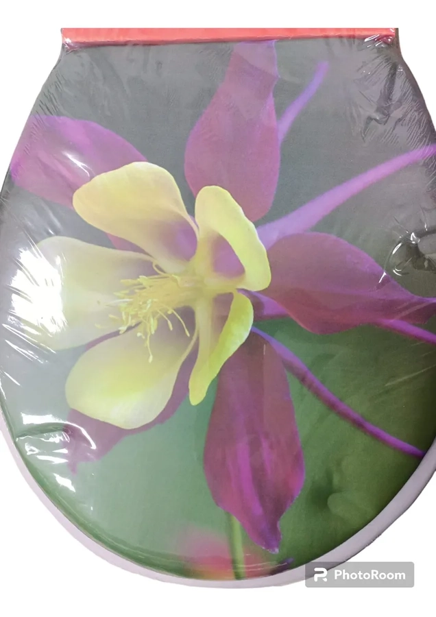 ASIENTO Y TAPA DE WC INODORO BAÑO ACOLCHADO VARIOS DISEÑOS - 3