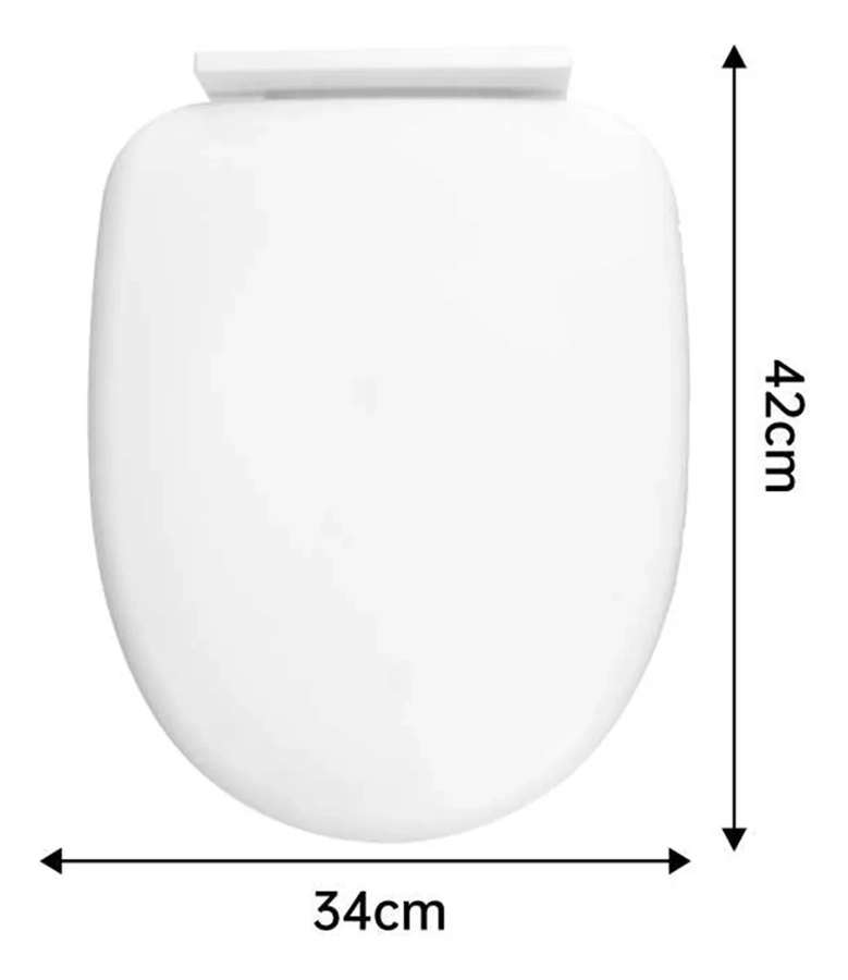 TAPA PARA INODORO ASIENTO PARA BAÑO TAPA WC BLANCO - 1