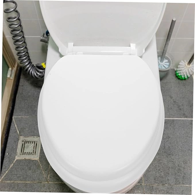 ASIENTO Y TAPA DE BAÑO WC BLANCA - 3