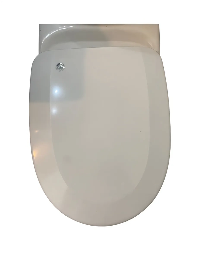 TAPA ASIENTO PARA BAÑO WC - CIERRE SUAVE - Y00398 COLOR BLANCO - 2