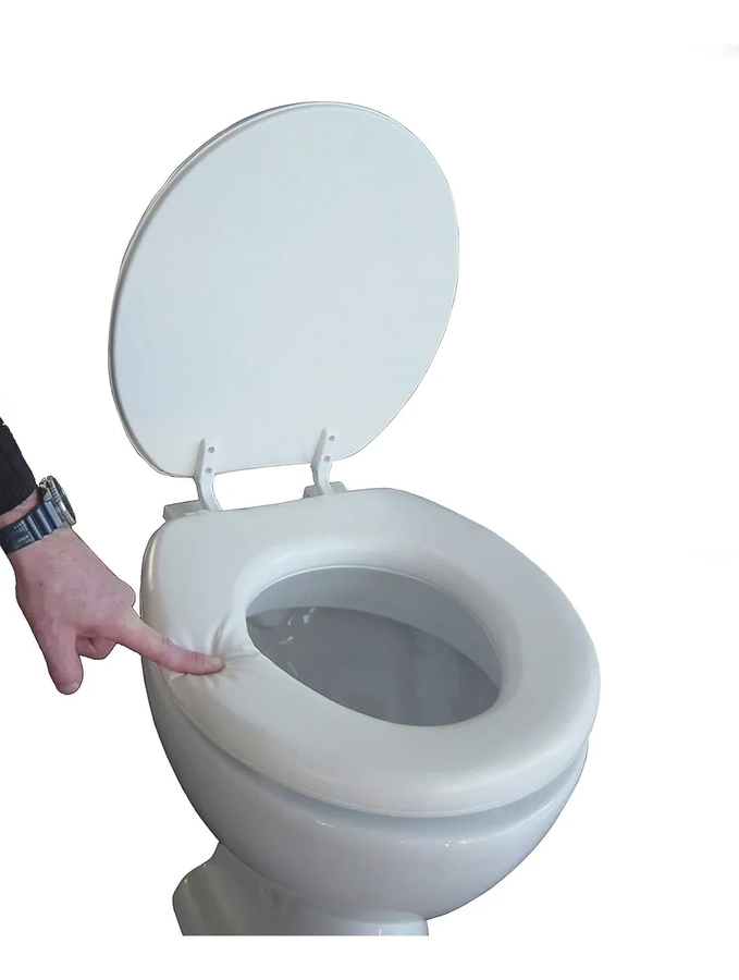 TAPA PARA INODORO ASIENTO PARA BAÑO ACOLCHADO TAPA WC - 2