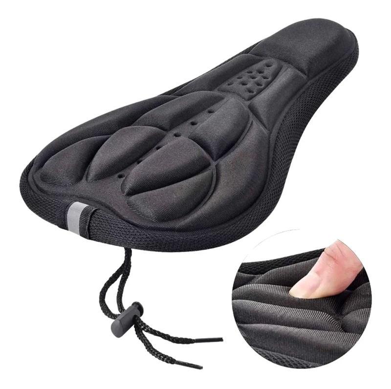 FUNDA ASIENTO COJIN PARA SILLIN BICICLETA ACOLCHADO M02 - 1