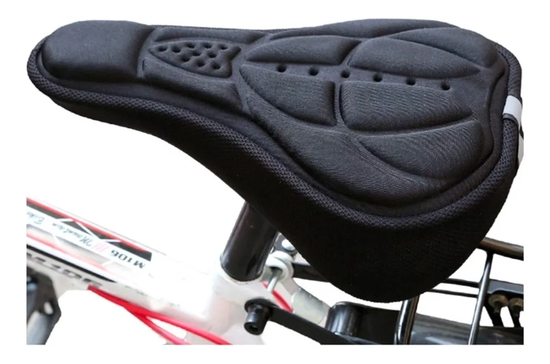 FUNDA ASIENTO COJIN PARA SILLIN BICICLETA ACOLCHADO M02 - 4