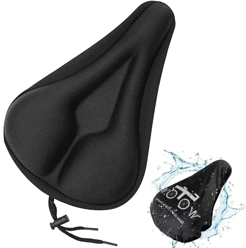 FUNDA PARA SILLIN DE BICICLETA, GEL ACOLCHONADO - 4