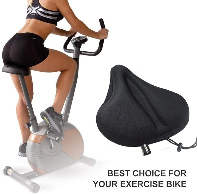 CUBRE SILLIN ASIENTO BICICLETA ACOLCHADO GEL GRANDE ANCHO #2 - 2