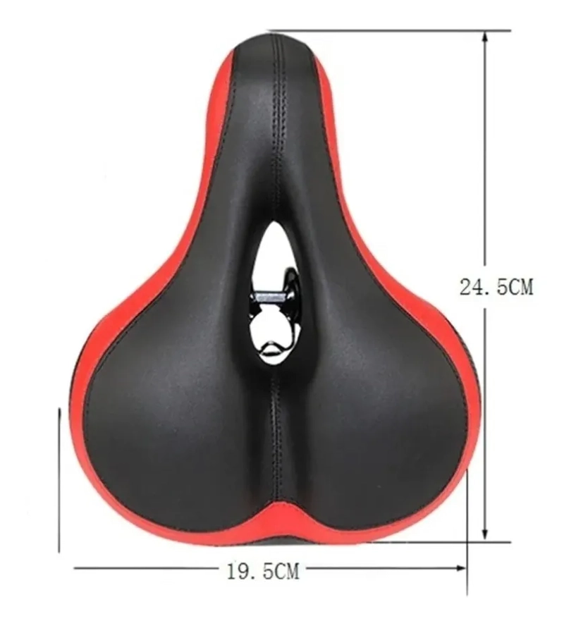 SILLIN DE BICICLETA ASIENTO DE BICICLETA PROSTATICO NEGRO - 4