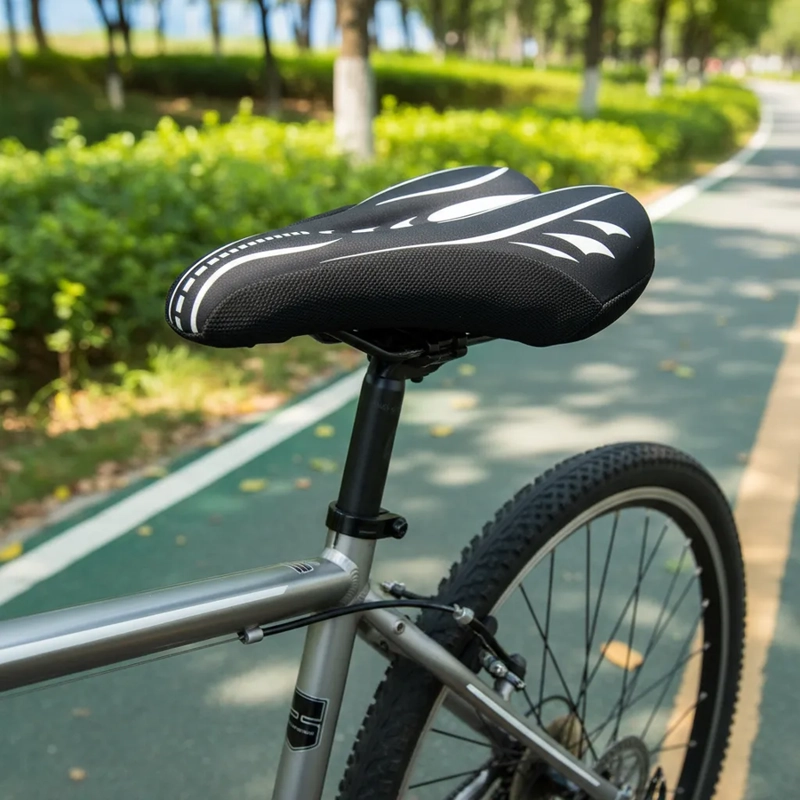CUBRE ASIENTO DE GEL PARA BICICLETA ULTRA COMODO - 4