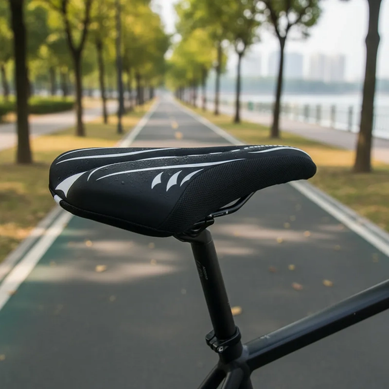 CUBRE ASIENTO DE GEL PARA BICICLETA ULTRA COMODO - 5