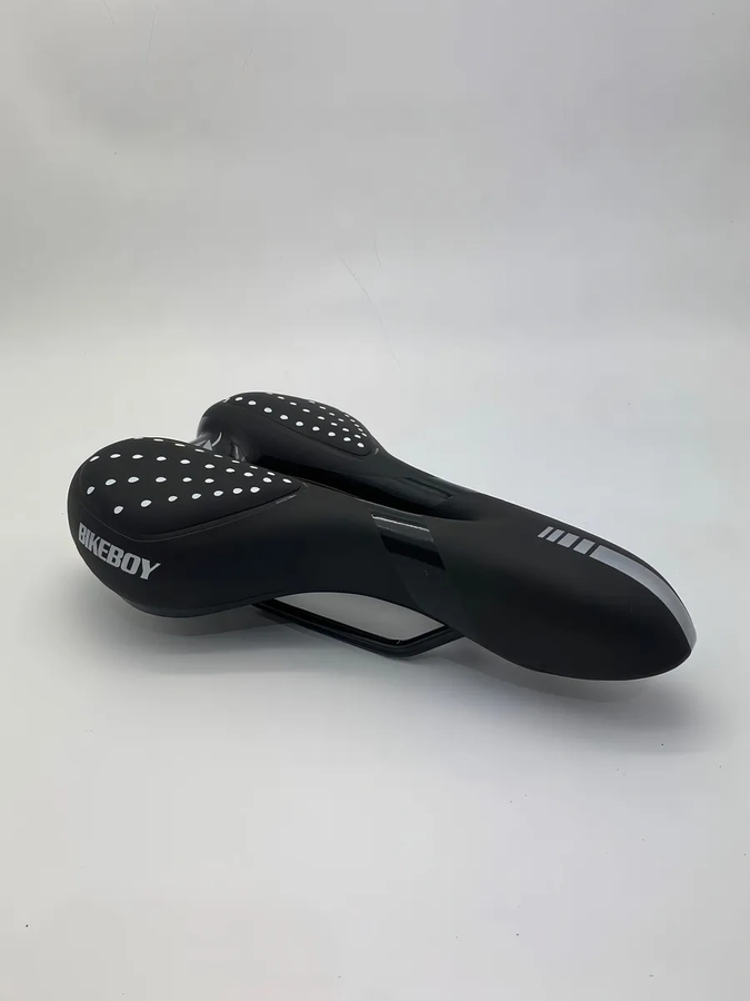 SILLIN ASIENTO GEL BICICLETA ACOLCHADO ANTI PROSTATICO ANCHO 17 MM COLOR NE LARGO 18 MM - 2