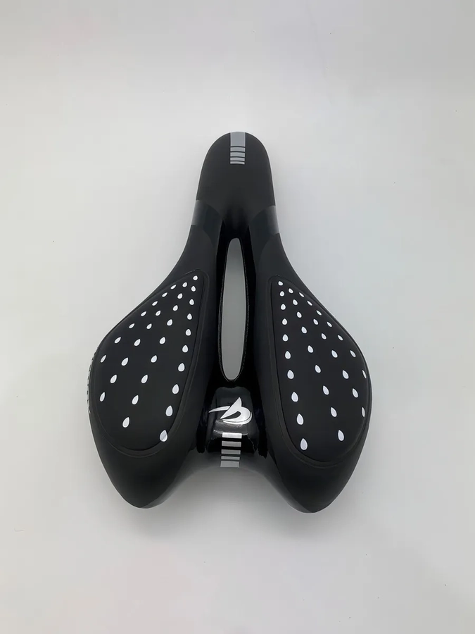 SILLIN ASIENTO GEL BICICLETA ACOLCHADO ANTI PROSTATICO ANCHO 17 MM COLOR NE LARGO 18 MM - 3