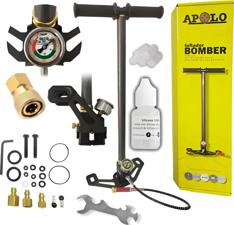 BOMBIN APOLO PCP 4 ETAPAS 4500 PSI PCP BOMBIN COLOR NEGRO - 2