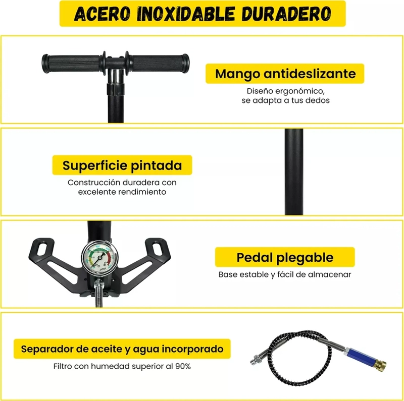 BOMBIN PCP 4 ETAPAS ALTA PRESION 4500PSI Y 300BAR - 6