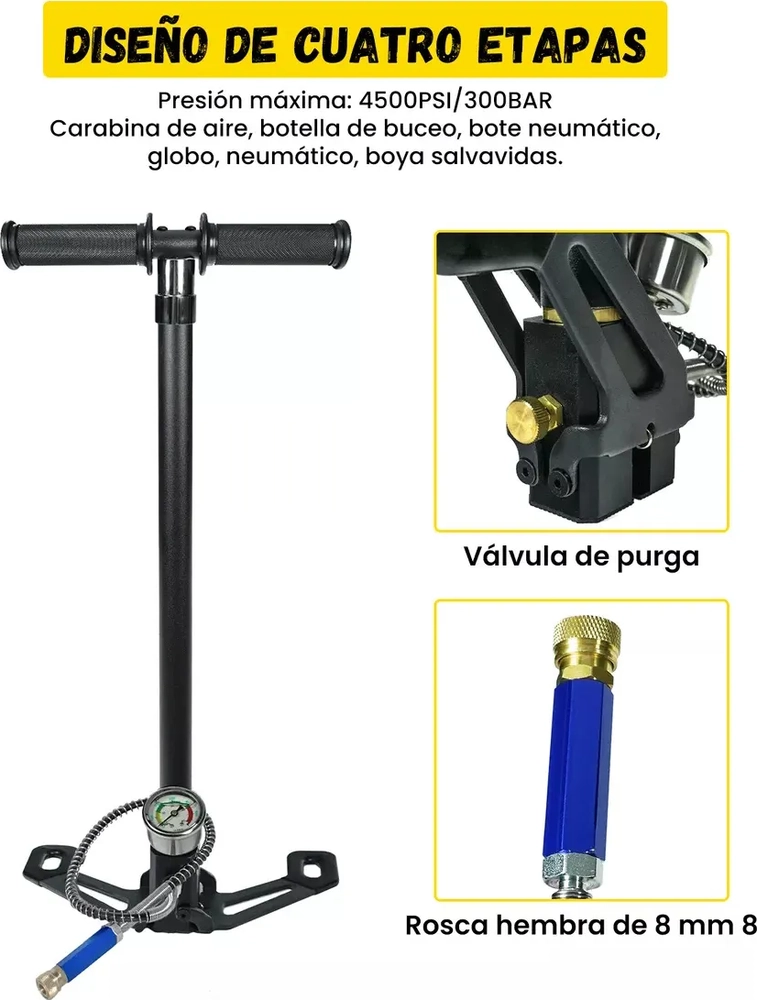 BOMBIN PCP 4 ETAPAS ALTA PRESION 4500PSI Y 300BAR - 7