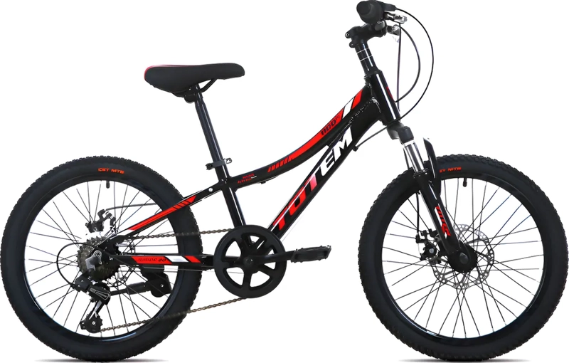 BICICLETA TOTEM MTB ARO 20 MODELO 1100 NEGRO XS - 3