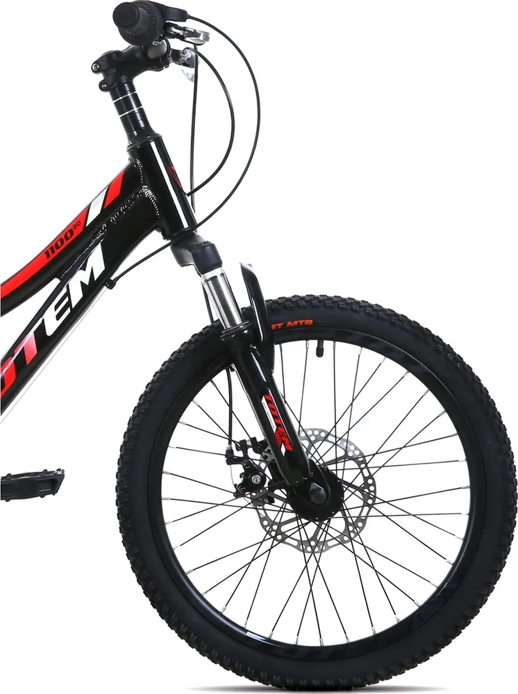 BICICLETA TOTEM MTB ARO 20 MODELO 1100 NEGRO XS - 4